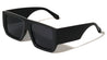 Large Temple Flat Frame Square Wholesale Sunglasses