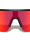 Semi Rimless Color Mirror Shield Lens Rectangle Sports Wholesale Sunglasses