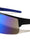Semi Rimless Color Mirror Shield Lens Rectangle Sports Wholesale Sunglasses
