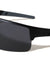 Semi Rimless Color Mirror Shield Lens Rectangle Sports Wholesale Sunglasses