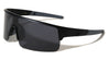 Semi Rimless Color Mirror Shield Lens Rectangle Sports Wholesale Sunglasses