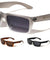 Tapered Temple Retro Wide Rectangle Wholesale Sunglasses