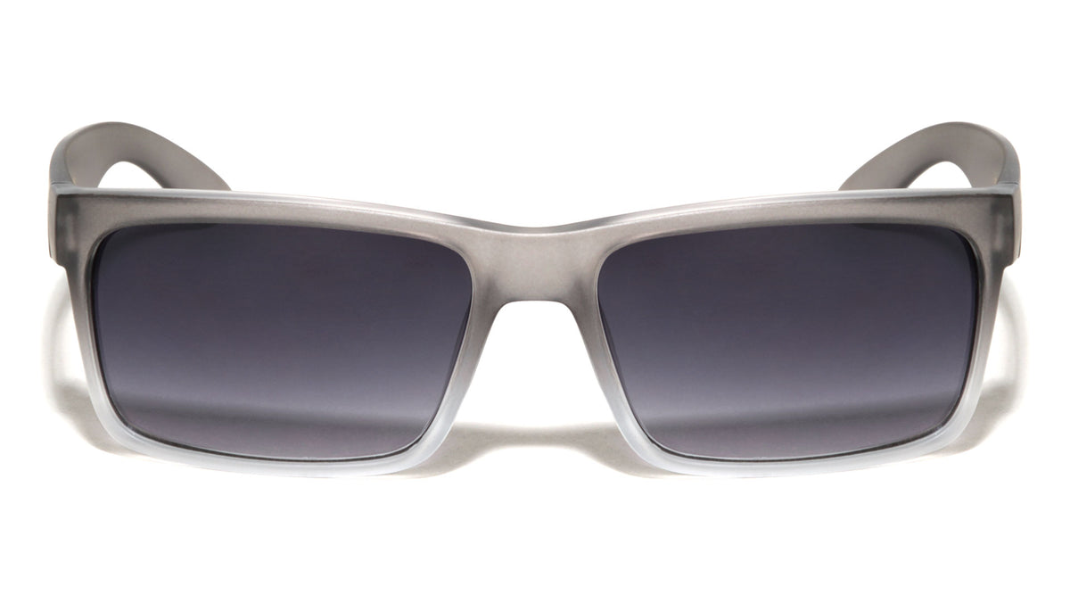 Tapered Temple Retro Wide Rectangle Wholesale Sunglasses