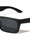 Tapered Temple Retro Wide Rectangle Wholesale Sunglasses