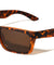 Tapered Temple Retro Wide Rectangle Wholesale Sunglasses