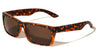 Tapered Temple Retro Wide Rectangle Wholesale Sunglasses