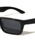 Tapered Temple Retro Wide Rectangle Wholesale Sunglasses