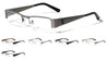 KHAN Semi-Rimless Clear Rectangle Glasses Wholesale