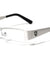 KHAN Semi-Rimless Clear Rectangle Glasses Wholesale