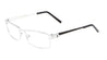 PEACE Clear Lens Color Accent Rectangle Glasses Wholesale