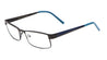 PEACE Clear Lens Color Accent Rectangle Glasses Wholesale