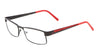 PEACE Clear Lens Color Accent Rectangle Glasses Wholesale