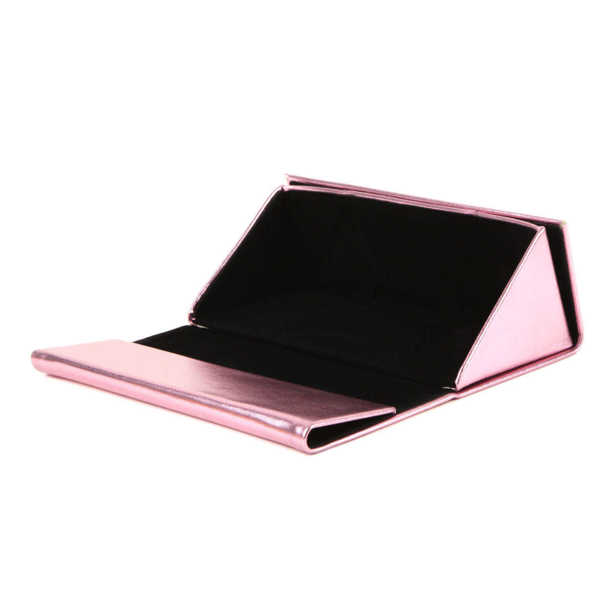 Metallic Print Triangle Folding Sunglasses Case Wholesale