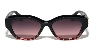 D Logo Raised Top Frame Retro Fashion Cat Eye Wholesale Sunglasses