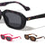 D Logo Thin Temple Retro Fashion Geometric Wholesale Sunglasses