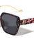 D Logo Oversized Tortoise Fashion Butterfly Wholesale Sunglasses