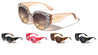 D Logo Gold Hinge Accent Fashion Cat Eye Wholesale Sunglasses