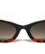 D Logo Rhinestone Accent Cutout Fashion Oval Cat Eye Wholesale Sunglasses
