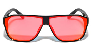 DXTREME Flat Top Geometric Sports Wholesale Sunglasses