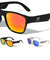 DXTREME Classic Geometric Tapered Temple Square Wholesale Sunglasses