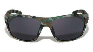 DXTREME Soft Rubber Coating Rectangle Sports Wholesale Sunglasses