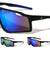 DXTREME Soft Rubber Coating Color Mirror Shield Lens Sports Wholesale Sunglasses
