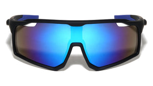 DXTREME Soft Rubber Coating Color Mirror Shield Lens Sports Wholesale Sunglasses