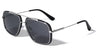 Polarized Premium Quality Acetate Frame Nickel Wire Square Aviators Wholesale Sunglasses (sold by 1/2 dozen per order)