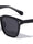 Polarized Premium Quality Black Acetate Frame Nickel Wire Oversized Classic Square Wholesale Sunglasses (sold by 1/2 dozen per order)