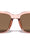 Polarized Premium Quality Brown Acetate Frame Nickel Wire Oversized Classic Square Wholesale Sunglasses (sold by 1/2 dozen per order)