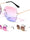 GLO Edge Cut Rimless Butterfly Wholesale Sunglasses