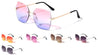 GLO Edge Cut Rimless Butterfly Wholesale Sunglasses