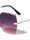 GLO Edge Cut Rimless Butterfly Wholesale Sunglasses
