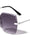 GLO Edge Cut Rimless Butterfly Wholesale Sunglasses