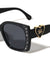 GLO Large Heart Temple Accent Frontal Rhinestone Butterfly Wholesale Sunglasses