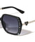 GLO Heart Temple Accent Frontal Rhinestone Butterfly Wholesale Sunglasses