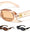 GLO Square Logo Accent Curved Side Rim Fashion Oval Wholesale Sunglasses