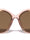 Polarized Premium Quality Brown Acetate Frame Nickel Wire Cat Eye Wholesale Sunglasses (sold by 1/2 dozen per order)