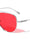 Premium Quality CR-39 Red Lens Nickel Frame Aviators Wholesale Sunglasses (sold by 1/2 dozen per order)