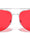 Premium Quality CR-39 Red Lens Nickel Frame Aviators Wholesale Sunglasses (sold by 1/2 dozen per order)