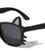 Kids Shape Cat Face Flower Print Square Wholesale Sunglasses