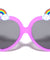 Kids Heart Shaped Unicorn Rainbow Sunglasses Wholesale