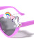 Kids Heart Shaped Unicorn Rainbow Sunglasses Wholesale