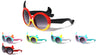 Kids Shape Horns Monster Round Wholesale Sunglasses