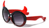Kids Shape Horns Monster Round Wholesale Sunglasses