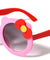 Kids Side Bows Duotone Round Wholesale Sunglasses