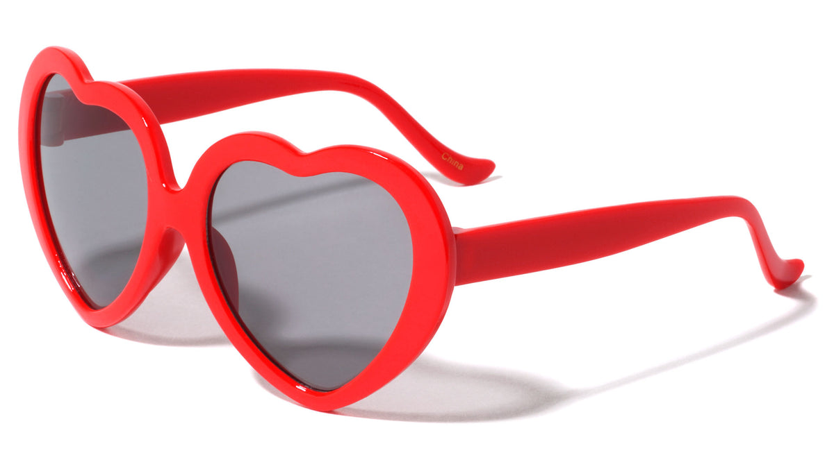 Kids Heart Shaped Wholesale Sunglasses