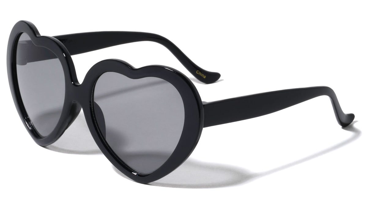 Kids Heart Shaped Wholesale Sunglasses