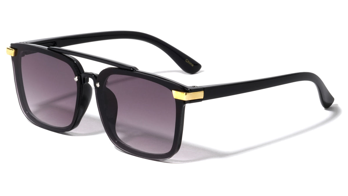 Kids Rimless Retro Aviators Wholesale Sunglasses