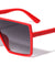 Kids Squared Flat Top Rectangle Wholesale Sunglasses